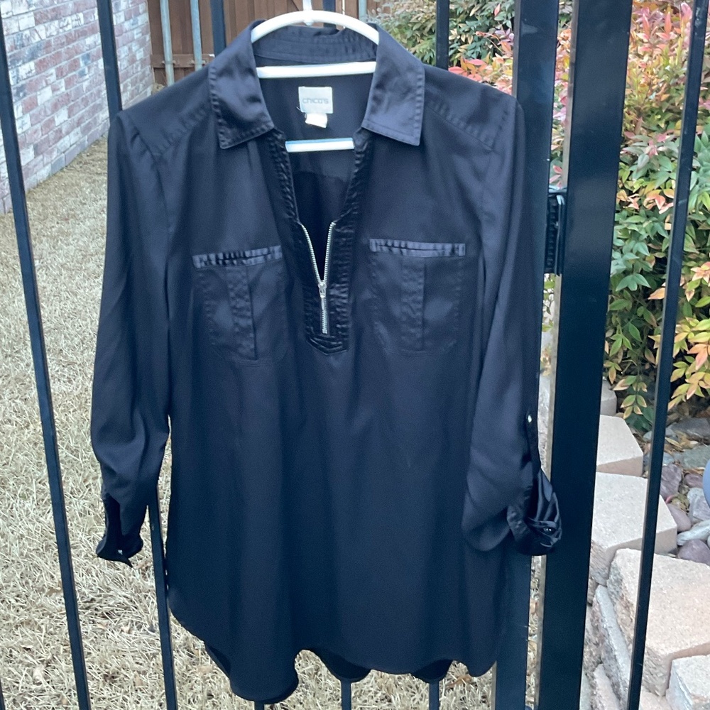 Chico’s Black Tunic, Size 1